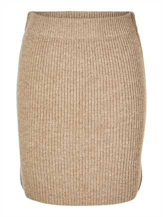 Selected Femme SlfMary Short Knit Skirt Irish Cream